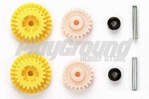 TA_15429-600x400-1-1.jpg TAMIYA 15429 1/32 MINI 4WD PRO HIGH SPEED EX GEAR SET (for MS CHASSIS/GEAR RATIO 3.7:1) - Image 1