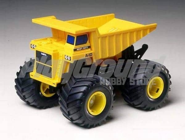 TA_17013-600x454-1-1.jpg Tamiya 17013 1/32 JR Wild Mini 4WD Mammoth Dump Truck Jr. Kit - Image 1