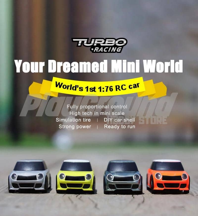 TR176-1.jpg Turbo Racing 1/76 Mini Cooper RTR 2WD RC Car - Image 1