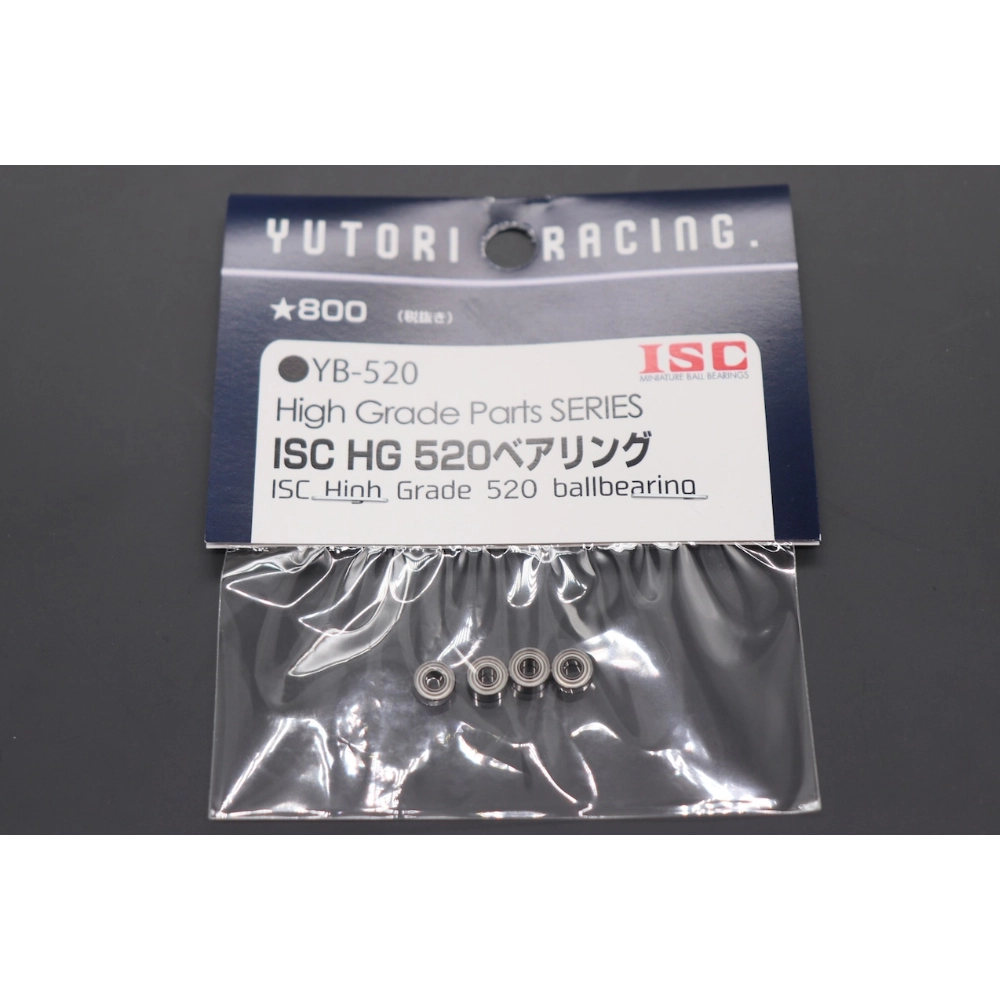 YB-520_01.webp YB-520 YUTORI RACING ISC HG 520 BALL BEARING (PACK OF 4) - Image 1