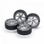 Tamiya 95117 Mini 4wd Fully Cowled 25th. Super Hard Tires & Matt Chrome Wheels