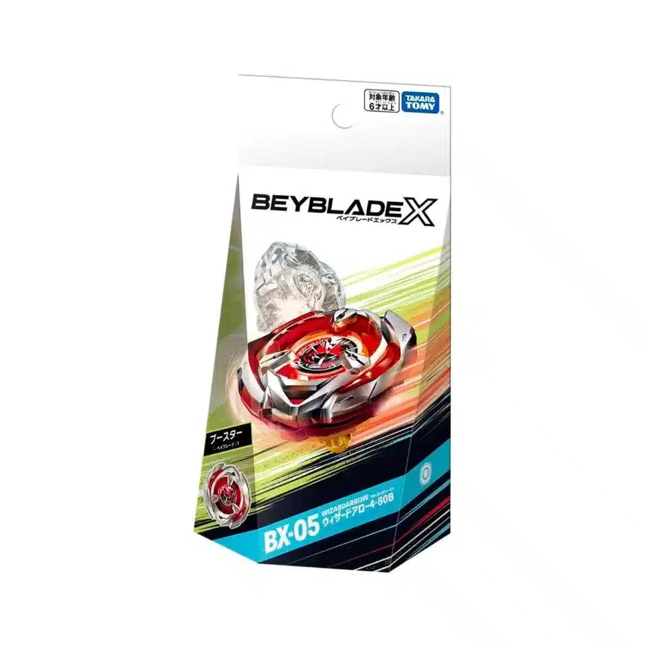 bx05-1.webp Beyblade X - BX-05 Wizard Arrow 4-80B Booster - Image 1