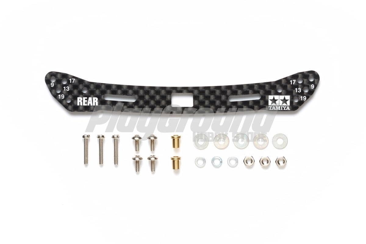 d3718e6f84d2a568fac707c733731013-1.jpg Tamiya 95285 HG Carbon Stay for Wide Rear Sliding Damper (2mm) - Image 1