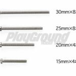 Tamiya 15508 Stainless Steel Screw Set