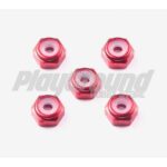 TAMIYA 15493 1/32 MINI 4WD 2MM ALUMINUM LOCK NUT RED