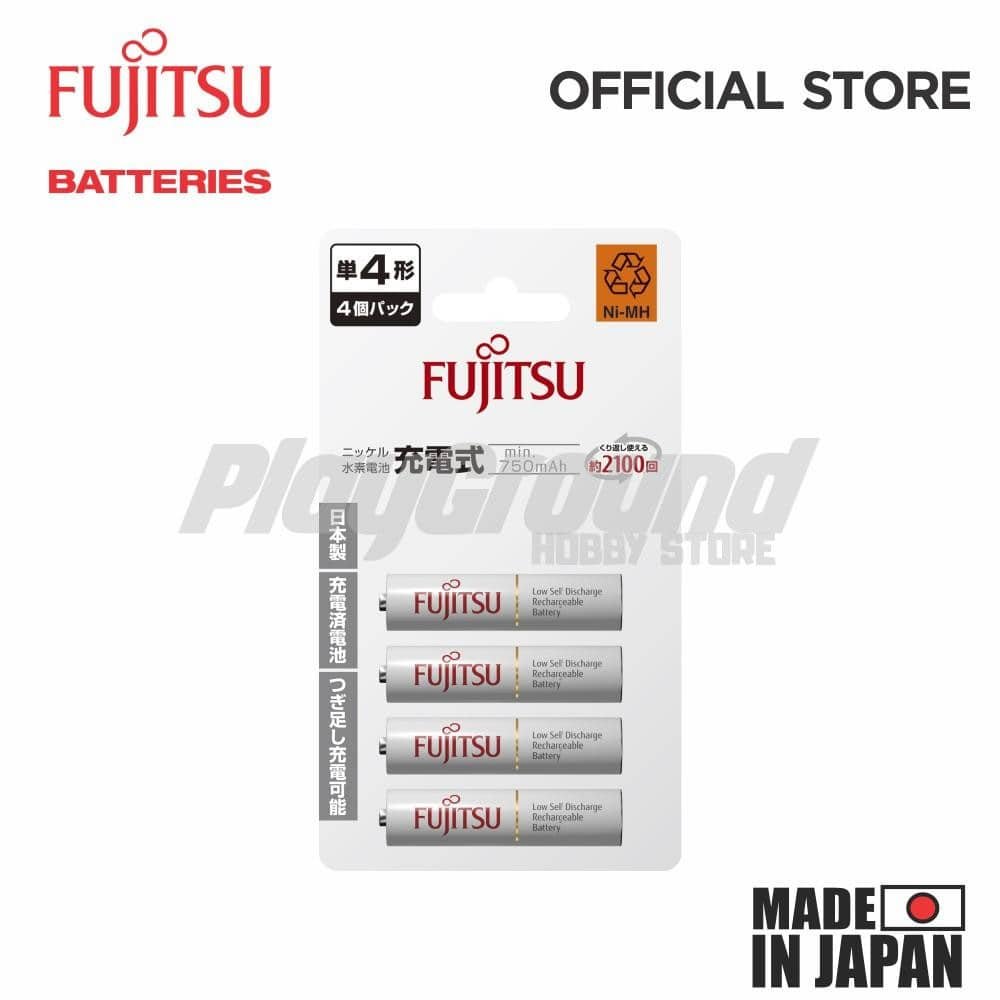 fujitsu-a-1.jpeg Fujitsu Standard AAA 4 cells 800mAh Rechargeable Battery - HR-4UTC(4B)TW - Image 1