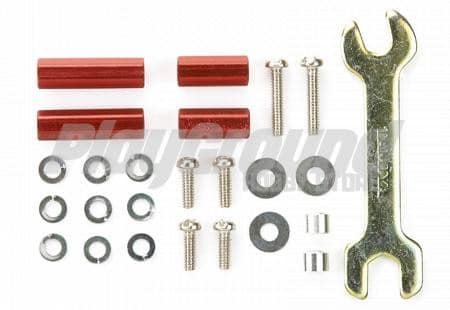 top-2-3-1.jpg Tamiya 95321 Mini 4WD Aluminum Hex Mount Set - Image 1
