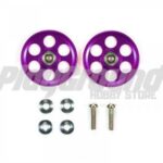 Tamiya 95539 HG Lightweight 19mm Aluminum Ball-Race Rollers (Ringless/Purple)