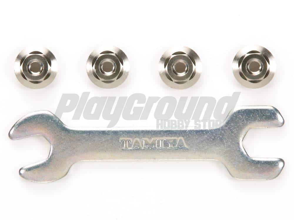 toplarge-1-1.jpg Tamiya 95319 1/32 Mini 4WD HG Threaded Bearing Bushing Set - Image 1